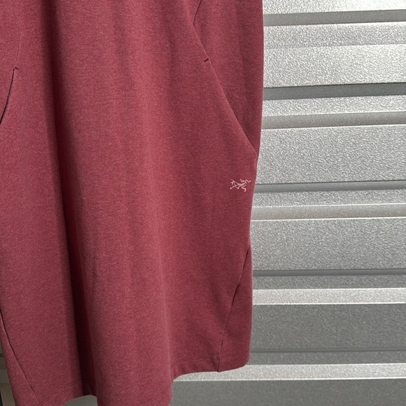 Arc'teryx Dress Pink Momenta Dress Knit Pocket Relaxed Fit Mini Shift, XS - Picture 3 of 6
